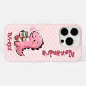 Sweet Tea-Rex gepersonaliseerde dinosaurus dierenw Case-Mate iPhone Case (Achterkant (horizontaal))
