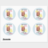 Sweet Tea Ronde Sticker (Vel)