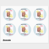 Sweet Tea Ronde Sticker (Vel)