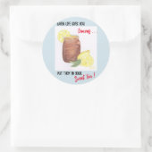 Sweet Tea Ronde Sticker (Tas)