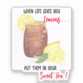 Sweet Tea Sticker (Voorkant)