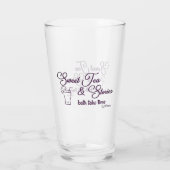 "Sweet Tea & Stories" Drink glas (Achterkant)