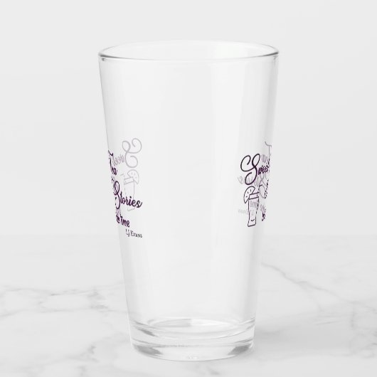 "Sweet Tea & Stories" Drink glas (Links)
