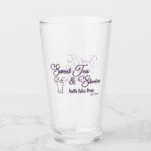 "Sweet Tea & Stories" Drink glas (Voorkant)