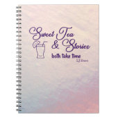 "Sweet Tea & Stories"-laptop Notitieboek (Voorkant)