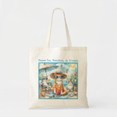 Sweet Tea Sunshine Vrienden Zomer Strand Katten Tr Tote Bag (Voorkant)