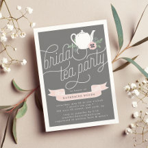 Sweet Tea | Uitnodiging Bridal Tea Party