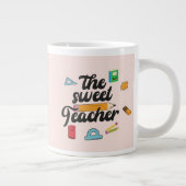 Sweet Teacher - Zacht en mooi Grote Koffiekop (Rechts)