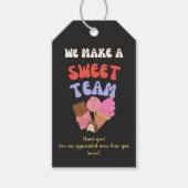 Sweet Team Vrijwilliger Medewerker Waardering Cadeaulabel (Voorkant)
