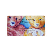Sweet Teddy Bear ADRES Etiket (Voorkant)