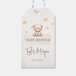Sweet Teddy Bear Baby Shower Cadeaulabel