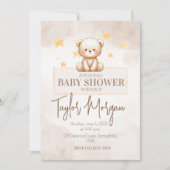 Sweet Teddy Bear Baby Shower Kaart (Voorkant)