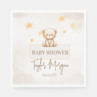 Sweet Teddy Bear Baby Shower Servet