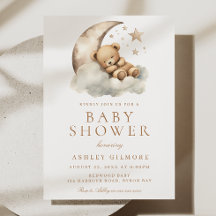 Sweet Teddy Bear Beige Neutraal Baby shower
