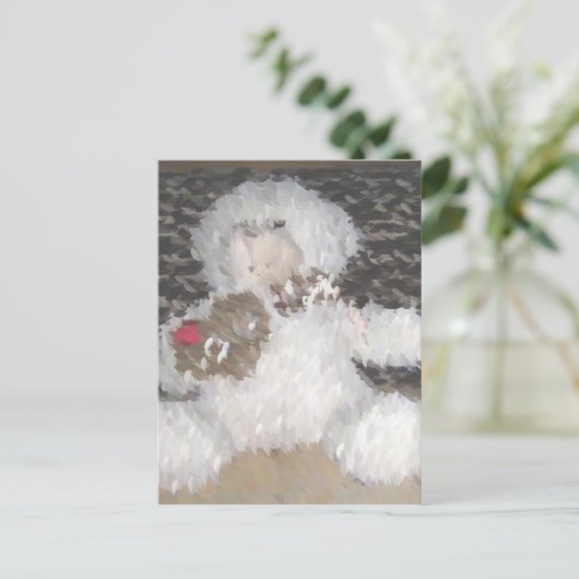 Sweet Teddy Bear Briefkaart (Staand voorkant)