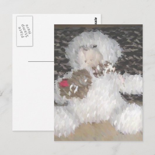 Sweet Teddy Bear Briefkaart (Voorkant / Achterkant)