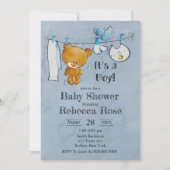Sweet Teddy Bear Het is een Baby shower van een jo (Voorkant)
