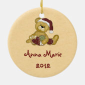 Sweet Teddy Bear Ornament (Achterkant)