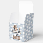 Sweet Teddy Bear Pilot Shower Boy Favoriete Box Bedankdoosjes (Geopend)
