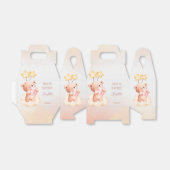 Sweet teddy beer verjaardagsfeest gepersonaliseerd bedankdoosjes (Uitgevouwen)