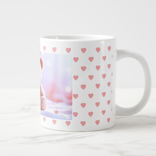 Sweet Teddy Love  Grote Koffiekop (Rechts)