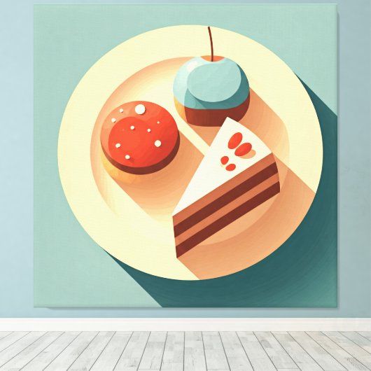 Sweet Temptages Canvas Afdruk (Insitu (Houten vloer))