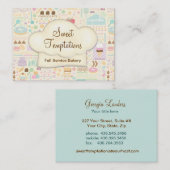 Sweet Temptations Bakery Boutique Visitekaartje (Voorkant / Achterkant)