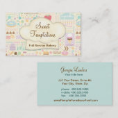 Sweet Temptations Bakery Boutique Visitekaartje (Voorkant / Achterkant)