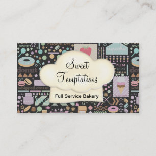 Sweet Temptations Bakery Boutique Visitekaartje