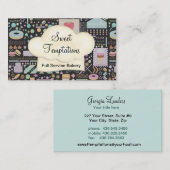 Sweet Temptations Bakery Boutique Visitekaartje (Voorkant / Achterkant)