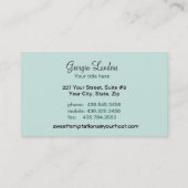 Sweet Temptations Bakery Boutique Visitekaartje (Achterkant)