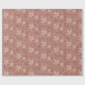 Sweet Terracotta Blush Waterverf Lace Pattern Cadeaupapier (Vlak)