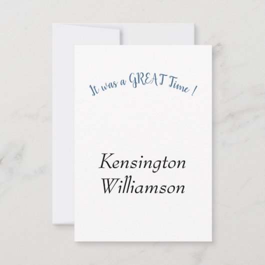 Sweet Terrier Puppy Bedankt (Achterkant)