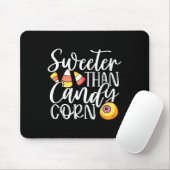 Sweet Than Candy Corn Hilarisch Halloween Snoep Co Muismat (Met muis)