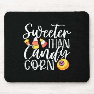 Sweet Than Candy Corn Hilarisch Halloween Snoep Co Muismat