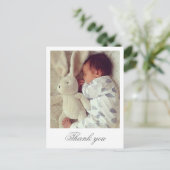 Sweet Thank You Briefkaart - Voeg je eigen foto to (Staand voorkant)