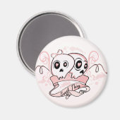 Sweet Thing Pastel Skull Magnet (Voorkant / Achterkant)