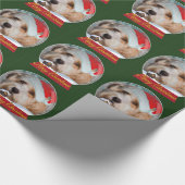 Sweet Tibetan Terrier Santa Collectie Cadeaupapier (Hoek)