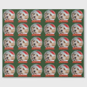 Sweet Tibetan Terrier Santa Collectie Cadeaupapier (Vlak)