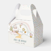 Sweet Time Snoep Kute Pastel Kids Birthday Bedankdoosjes (Achterkant)