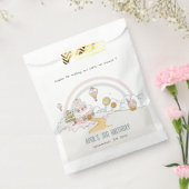 Sweet Time Snoep Kute Pastel Kids Birthday Bedankzakje (Gezegeld)
