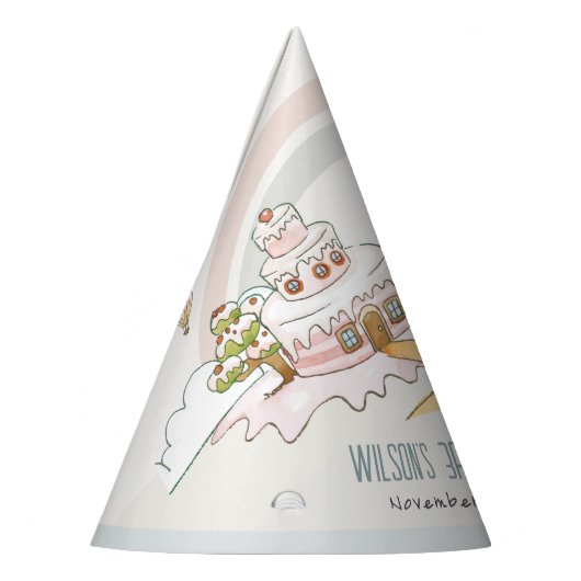 Sweet Time Snoep Kute Pastel Kids Birthday Feesthoedjes (Links)