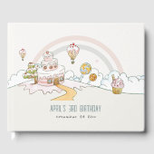 Sweet Time Snoep Kute Pastel Kids Birthday Gastenboek (Voorkant)