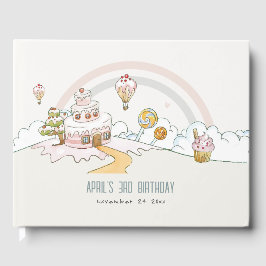 Sweet Time Snoep Kute Pastel Kids Birthday Gastenboek