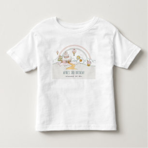 Sweet Time Snoep Kute Pastel Kids Birthday Kinder Shirts