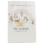 Sweet Time Snoep Kute Pastel Kids Birthday Medium Cadeauzakje (Voorkant)