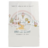 Sweet Time Snoep Kute Pastel Kids Birthday Medium Cadeauzakje (Achterkant)
