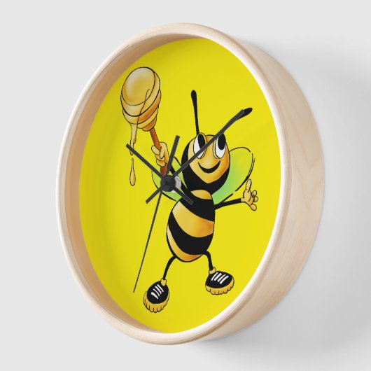 Sweet Time with Our Honey Bee Clock! 🍯🐝 (Hoek)