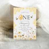 Sweet to be Bumble Wildflower Lente verjaardag Kaart