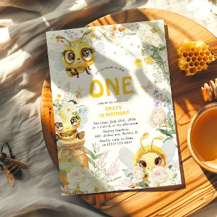 Sweet to Bee ONE' 1e Verjaardag Kaart